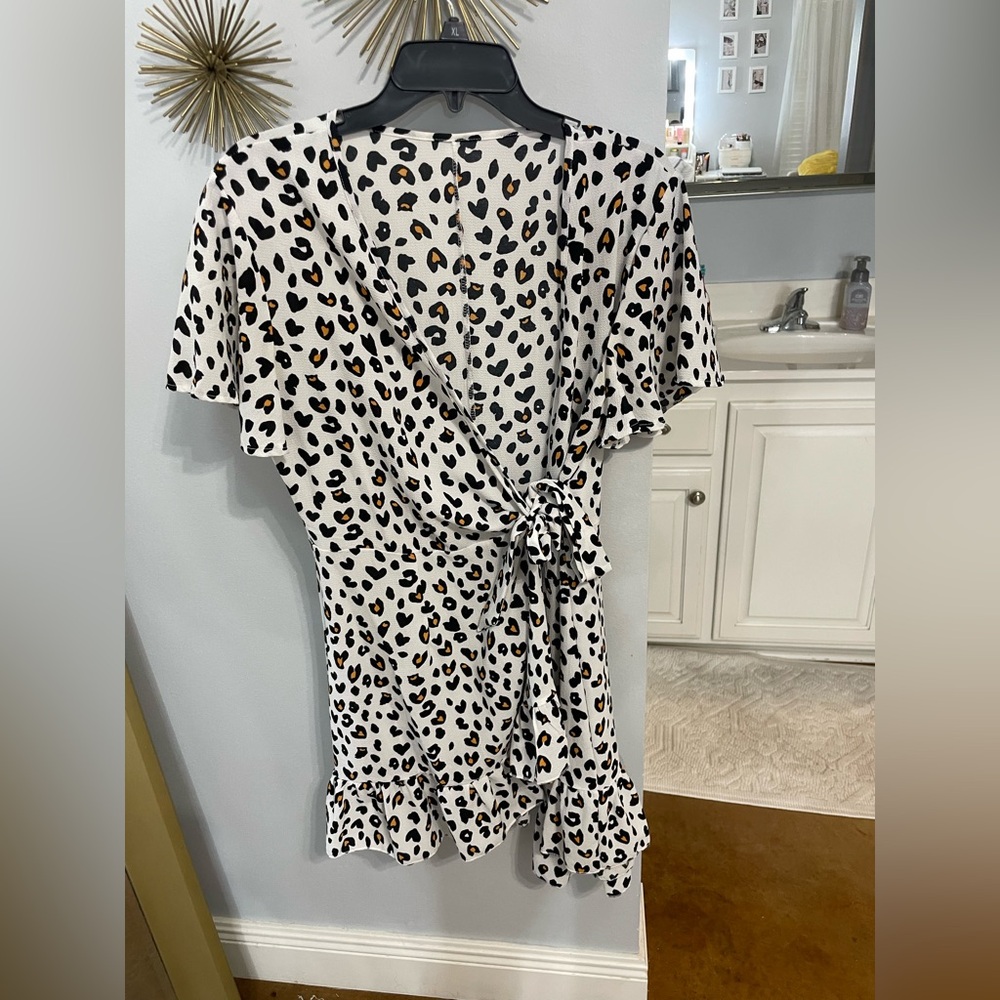 Cheetah print dress